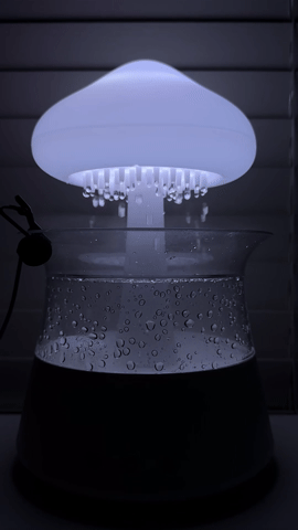 ☁️ Lámpara Humidificador Nube de Lluvia